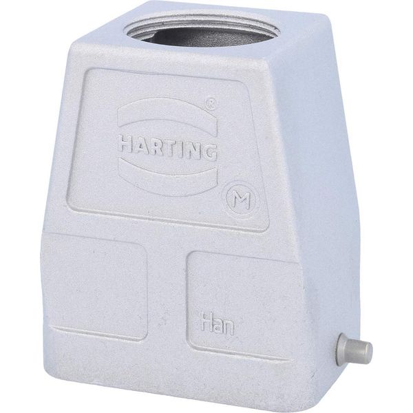 19628060447 Harting Han 6B Emc / High Temp Grommet Housing High, 1Xm32 Uscita Cavo Dritto, Per 1 Staffa (Sulla Parte Inferiore)-image