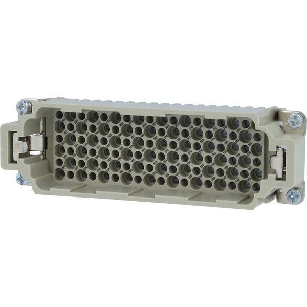 09161083011 Harting Han 108DD Inserto A Pin (M) Connessione A Crimpare, 108 Pin+Pe 250V, 10A - 1 Pezzo-image
