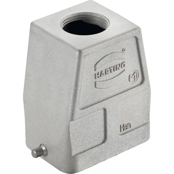 19628060446 Harting Han 6B Emc / High Temp Grommet Housing High, 1Xm25 Uscita Cavo Dritto, Per 1 Staffa (Sulla Parte Inferiore)-image