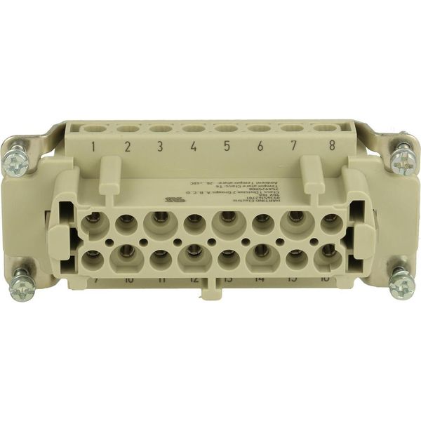 09365162701 Harting Han 16Ex Ul Inserto Presa (F) Connessione A Vite, 16 Pin+Pe 90V, 16A - 1 Pz-image