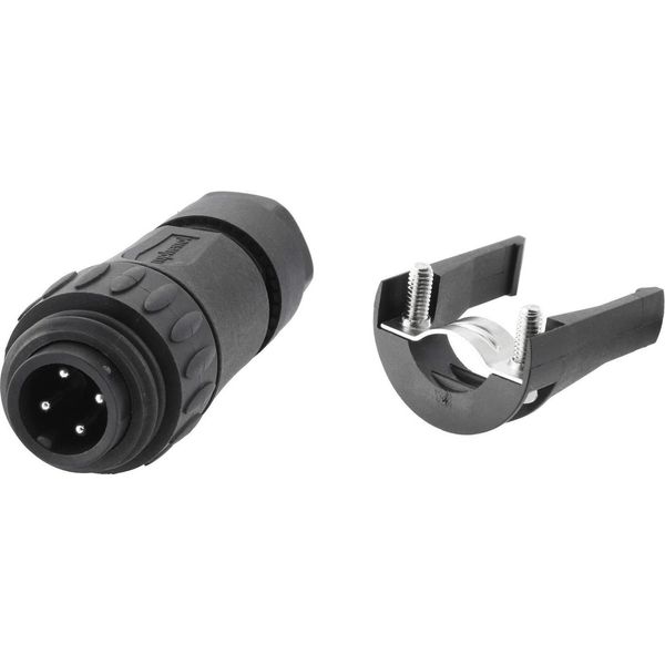 C01620H10341112K Connettore Per Cavi Amphenol RD24-KSG, Incl. Scarico Della Trazione Connessione A Vite Con Pin Dritto, Numero Di Poli 3+PE-image