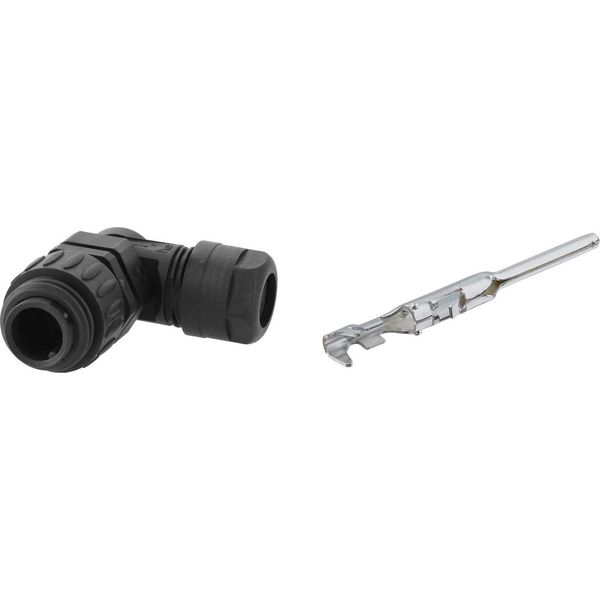 C01610K10633222K Connettore Per Cavi Amphenol SET-RD24-KSW, Incl. Contatti A Crimpare Angolati, Numero Di Poli 6+PE-image