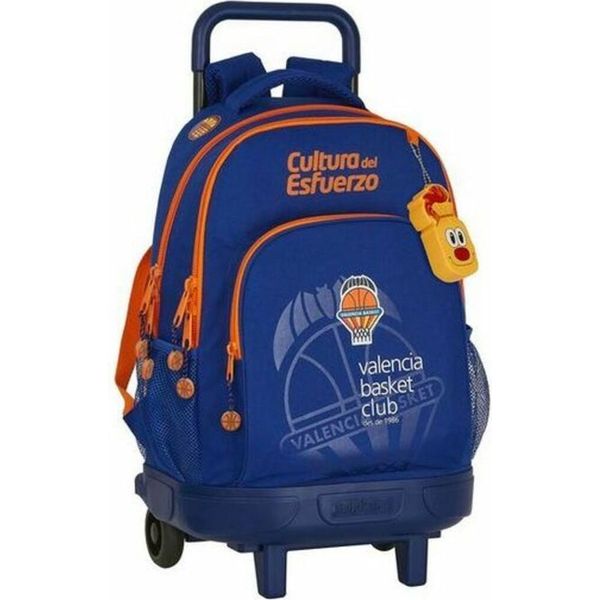 Safta Valencia Basket Grande Trolley Compatto Staccabile 22L Blu Taglia Unica-image