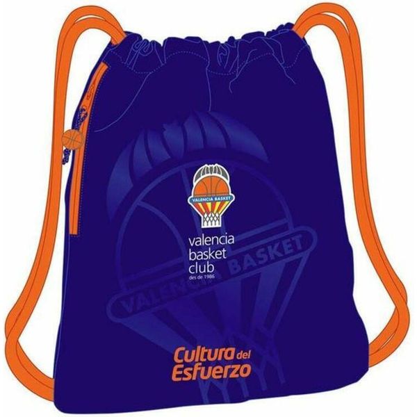 Safta- Borsa Zaino Valencia Basket, Blu/Arancio, 220Xx110 Mm (M865)-image