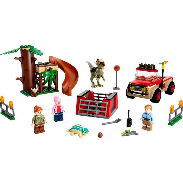 Lego 76939 Jurassic World Fuga Di Stygimoloch Giocattolo, Set Iniziale Per Bambini Dai 4 Anni In Su Con Figure E Casa Sull'albero, Idea Regalo Dinosauro-image