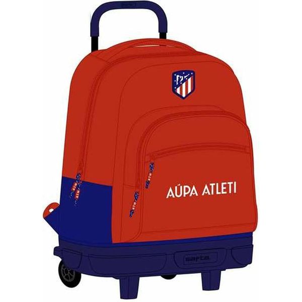 Safta Atletico De Madrid Zaino Con Rotelle Rosso Rosso Taglia Unica-image
