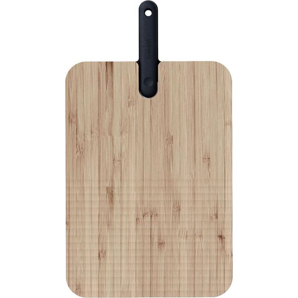 Trebonn Artù Tagliere + Coltello Da Pane Nero 43 X 24 X 2,4 Cm-image