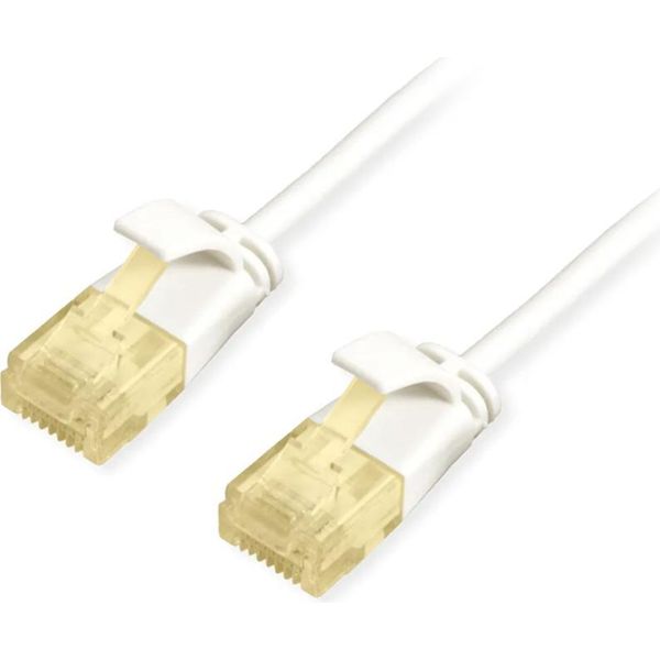 Equip 626006 Equip Cavo Patch Cat6A Slim U/Utp 2Xrj45 3,00M Bianco Lszh Polybag-image