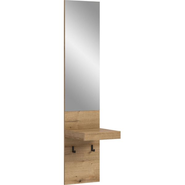 Xonox.Home Pannello Armadio/Specchio Naro L/H/D: 35X160X37 Cm In Riproduzione Rovere Evoke E ---image