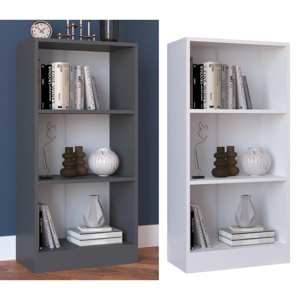 Vcm Holz Aufbewahrung Stand Regal BüCherregal Deko BüCher Standregal Dilos M 3-Fach-image
