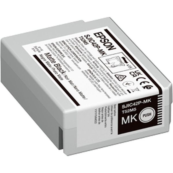 Epson SJIC42P-MK - Nero Opaco - Originale - Cartuccia D'inchiostro - Per Colorworks CW-C4000E (Mk) (C13T52M540)-image