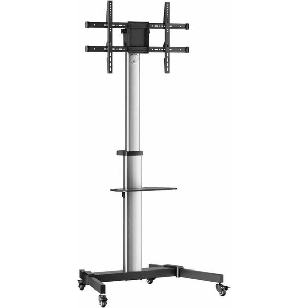 Aisens FT86TRE-197 Supporto Da Pavimento Inclinabile Con Rotelle Per Tv 37-86"/ Fino A 50 Kg"-image