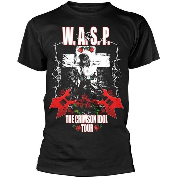 W.A.S.P - Maglietta "Crimson Idol Tour"" Per Uomo/Donna Unisex PH504 (S) (Nero)"-image