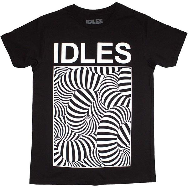Idles - Maglietta "Psych Tubes"" Per Uomo/Donna Unisex RO11937 (S) (Nero)"-image
