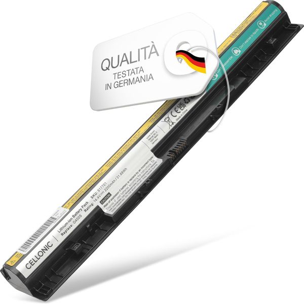 Cellonic Batteria Compatibile Con Lenovo Ideapad G50-70, G40-70, G50, G500, G505S Touch, G505, Z50, Lenovo L12M4E01 2200Mah 14.4V-image