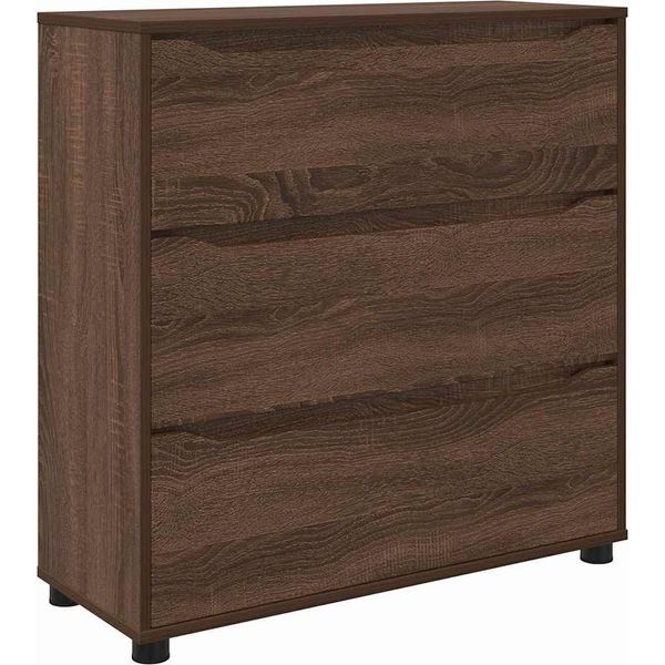 Vidaxl Armadio Portaoggetti Look Rovere Marrone 80 X 31 X 81 Cm-image