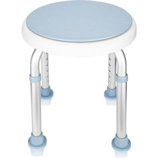 Einfeben Sgabello Da Bagno Sgabello E Sedile Da Doccia Ausilio Per Il Bagno Regolabile In Altezza Sedia Da Bagno Sgabello Da Doccia Resistente Fino A 136Kg-image