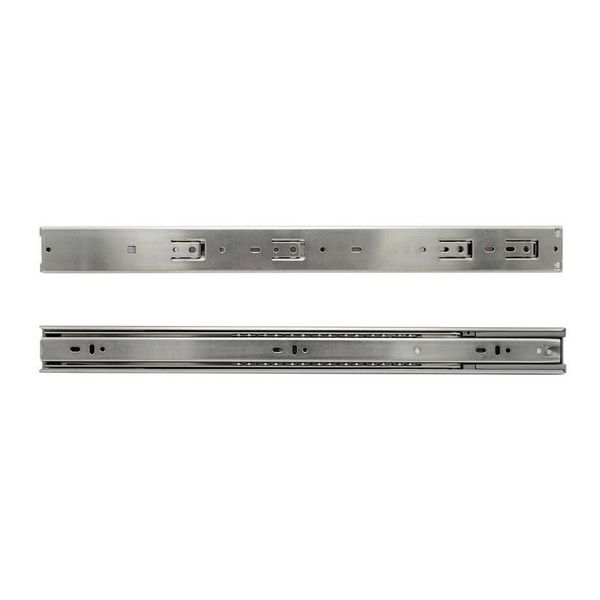 Guide Per Cassetti Jopassy Guide Per Cassetti Da 45 Mm A Estrazione Totale Con Chiusura Automatica Guide Per Cassetti Strette 250 Mm 2 Pezzi-image