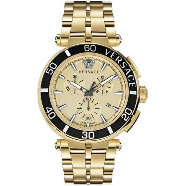 Versace Orologio Da Uomo Cronografo Greca VE3L00622 Acciaio Inossidabile-image