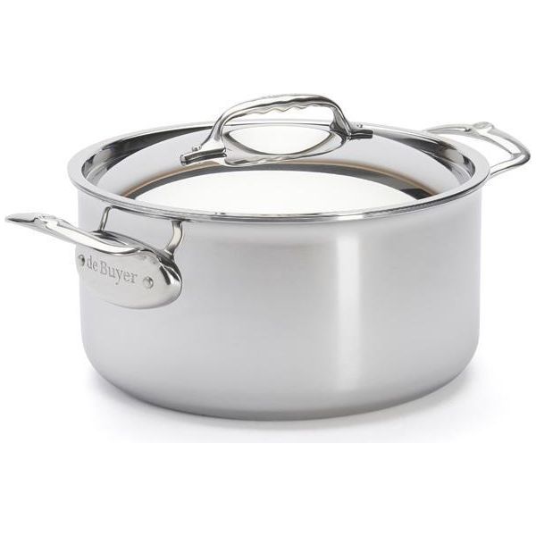 De Buyer Affinity - Schmortopf Mit Deckel - 24 Cm Diameter X 12 Cm - 5.4 L-image