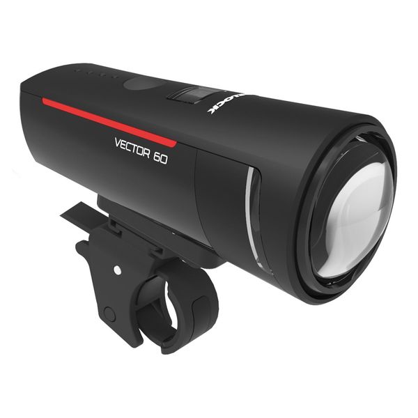Trelock Luce A Batteria Led I-Go Vector 60 Ls 600, Nera, Con Supporto ZL300, 60 Lux-image
