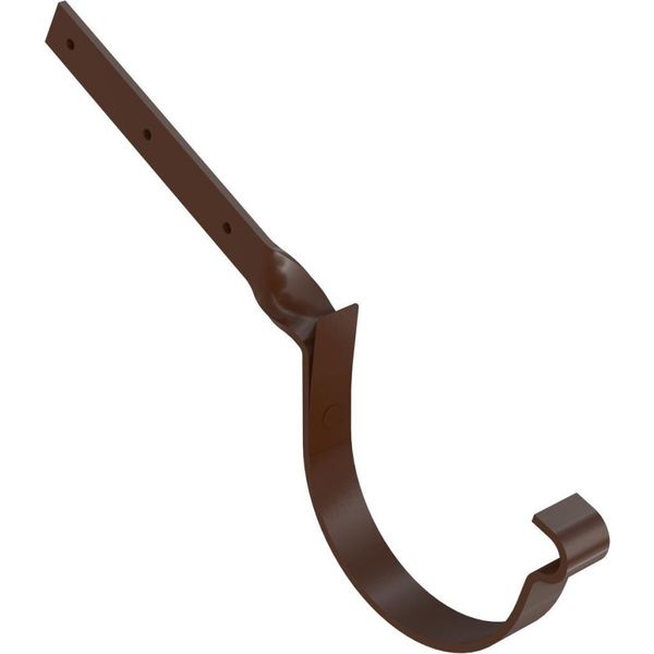 Bryza Gancio Snodato Per Grondaia Zincato Ø 125 Mm, Marrone Ral 8017-image