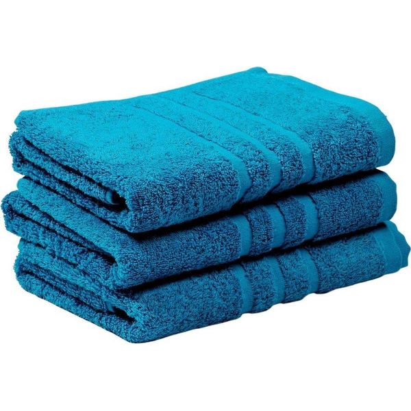 Asciugamano Comfort 50 X 100 Cm Ciano, 100% Cotone-image