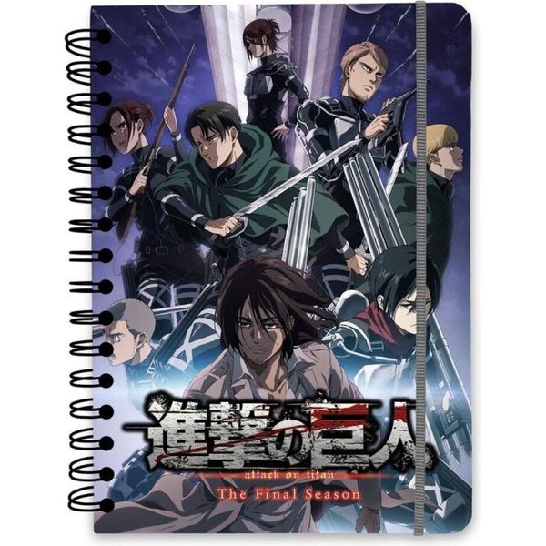 Erik - Notatnik A5 Attack On Titan - Oficjalny Produkt Licencjonowany-image