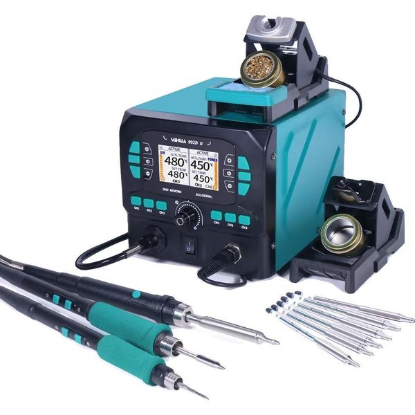 Stazione Di Saldatura, Doppia Funzionalità, Controllo Preciso Della Temperatura, Confezione 1, Spina 220-240V Eu-image