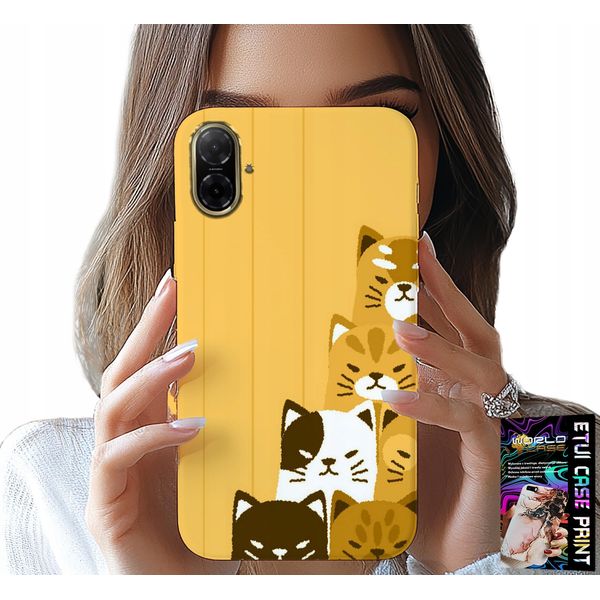 Custodia Per Samsung Galaxy A07 4G - Gatto D'amore, Motivi Di Gatto, Custodia + Vetro-image