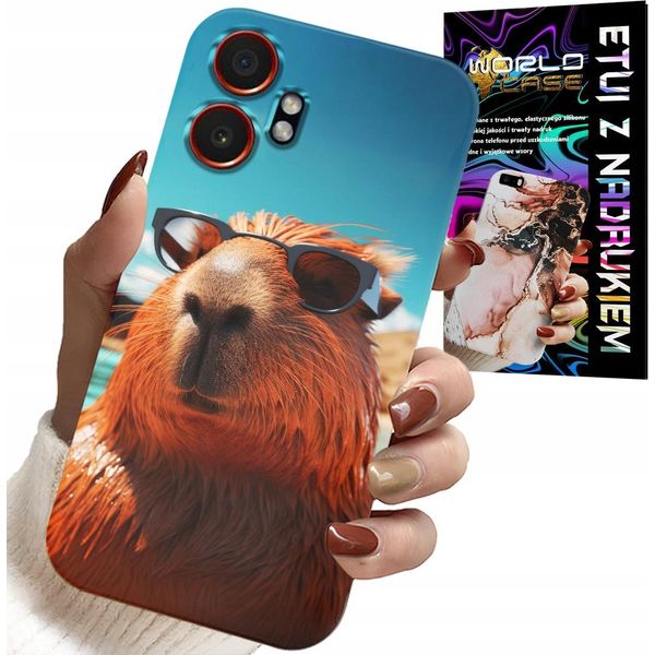 Custodia Per Samsung Xcover 7 Pro - Sweet Capibara, Custodia Capibara + Vetro-image