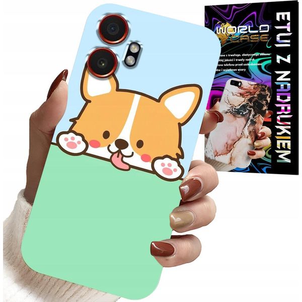 Custodia Per Samsung Xcover 7 Pro - Cane Carino Con Motivi Fiabeschi-image