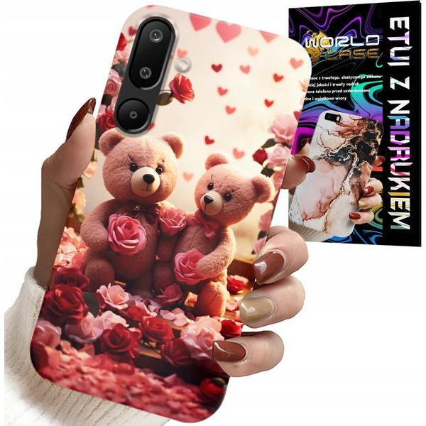 Custodia Per Samsung Galaxy M16 5G - Custodia Con Orsacchiotti, Cuori, Cuori E Tanti Altri Disegni-image