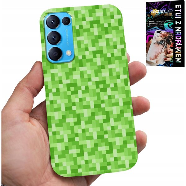 Custodia Per Oppo Reno5 4G 5G - Modelli Da Giochi Pixel Pixels Backplates-image