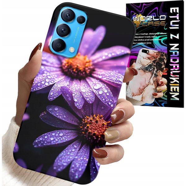 Custodia Per Oppo Find X3 Lite - Custodia Cover Rosa Daisy Flower-image