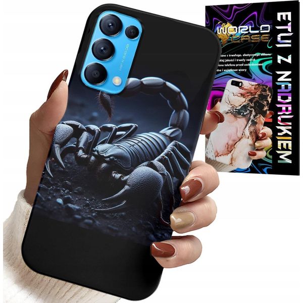 Custodia Per Oppo Reno5 4G 5G - Scorpio, Scorpions + Pellicola Hydrogel-image