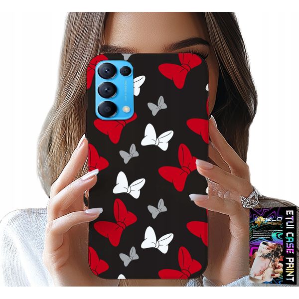Custodia Per Oppo Find X3 Lite - Cartone Per Topi Rosso E Bianco, Motivi-image