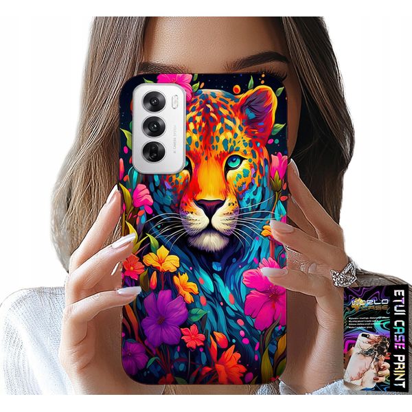 Custodia Per Oppo Reno12 5G - Modelli Floreali Tiger Tiger + Foil-image