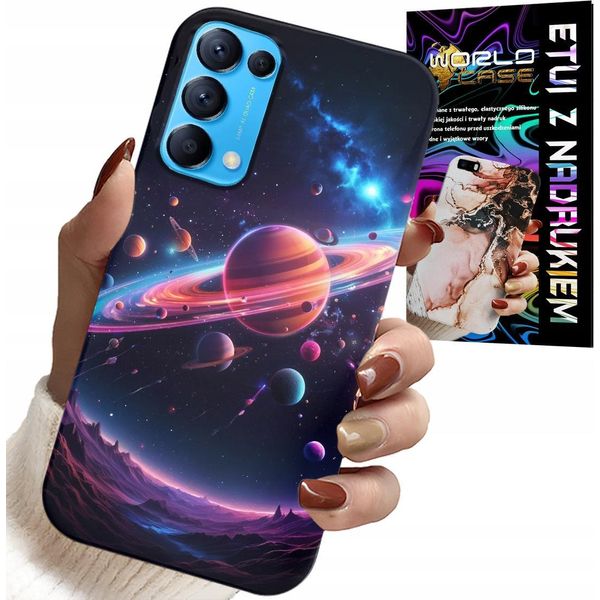 Custodia Per Oppo Reno5 4G 5G - Cosmo Pianeti Stelle Galassia Splats-image