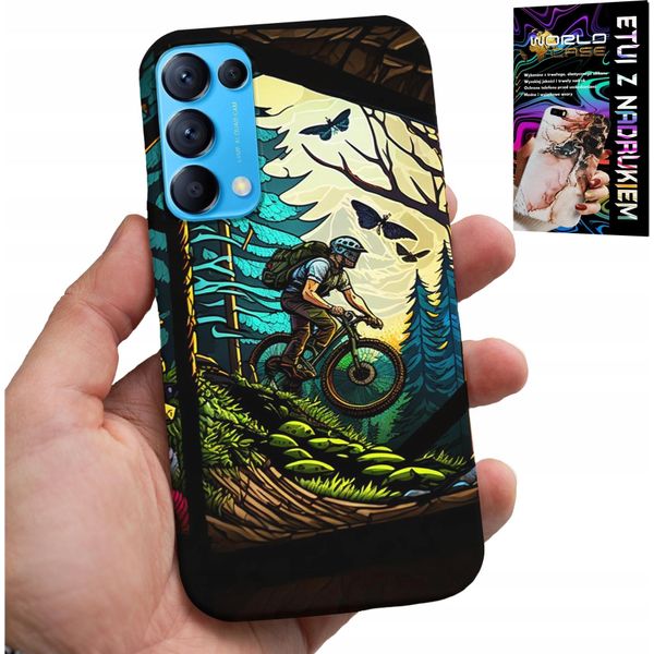 Custodia Per Oppo Find X3 Lite - Escursioni Estreme In Bicicletta Nella Foresta-image