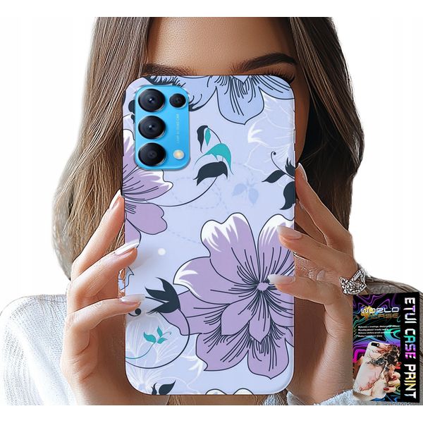 Custodia Per Oppo Find X3 Lite - Fiori Floreali Modelli Di Moda Zaini-image