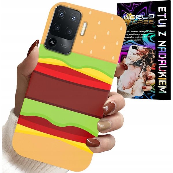 Custodia Per Oppo F19 Pro - Burger Cheeseburger Case Regalo-image