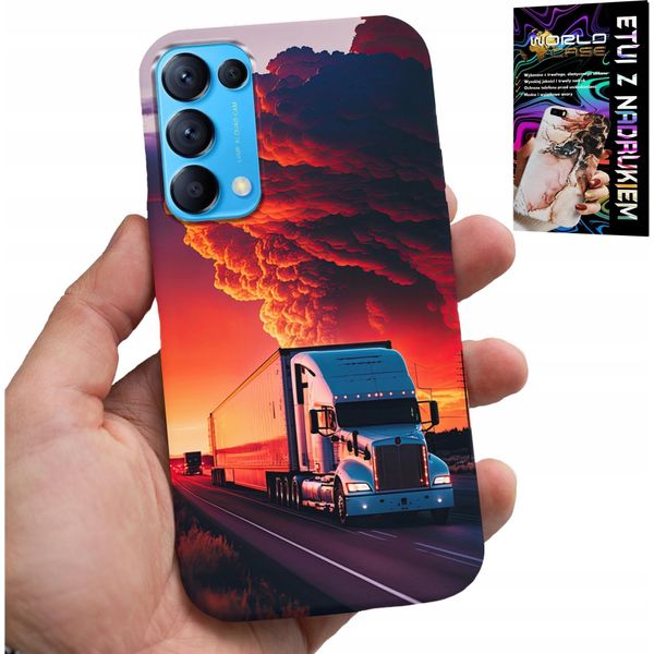Custodia Per Oppo Find X3 Lite - Custodia Tir Truck + Vetro Temperato-image