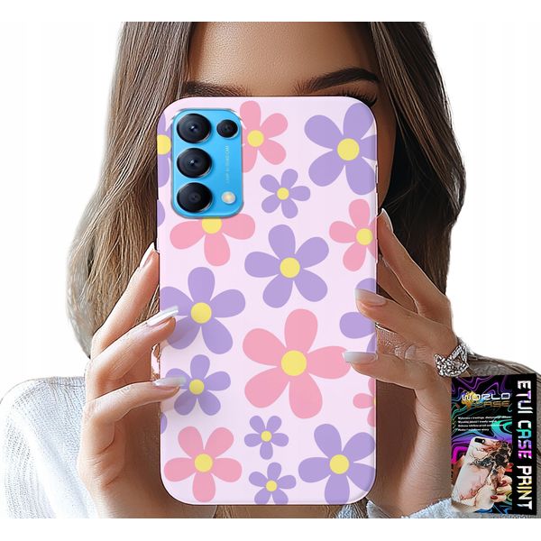 Custodia Per Oppo Reno5 4G 5G - Margherite Colorate, Margherita, Fiori-image