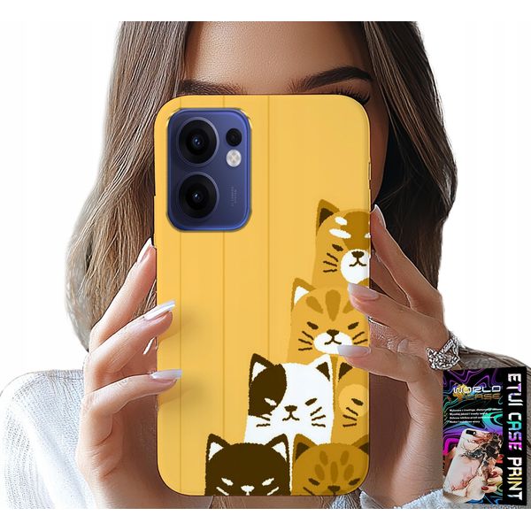 Custodia Per Oppo Find X5 Lite - Love Cat, Disegni Con Gatti, Custodia + Vetro-image