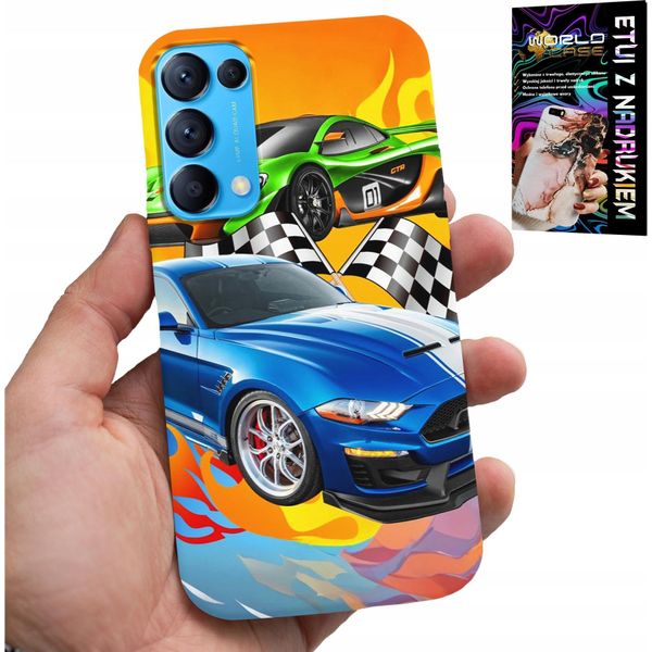 Custodia Per Oppo Reno5 4G 5G - Per Bambini, Auto Da Corsa-image