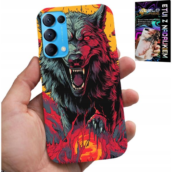 Custodia Per Oppo Find X3 Lite - Wolf Pack Super Patterns Case + Vetro-image