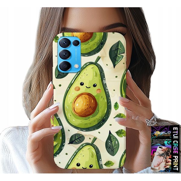 Custodia Per Oppo Find X3 Lite - Custodia Avocado Dolcemente Sorridente-image