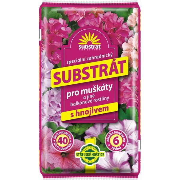 Nohel Garden Substrate Forestina Substrat Gerani E Piante Da Balcone 40L-image