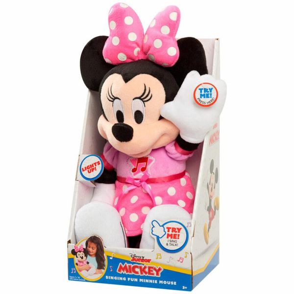 Just Play - Pluszowa Maskotka Disney Minnie Z DźWięKiem - Oficjalny Produkt Premium-image
